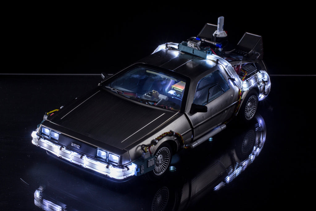 .com: Kids Logic 1/20 Magnetic Floating Delorean Time Machine Back to  The Future Part II Action Figure : Toys & Games