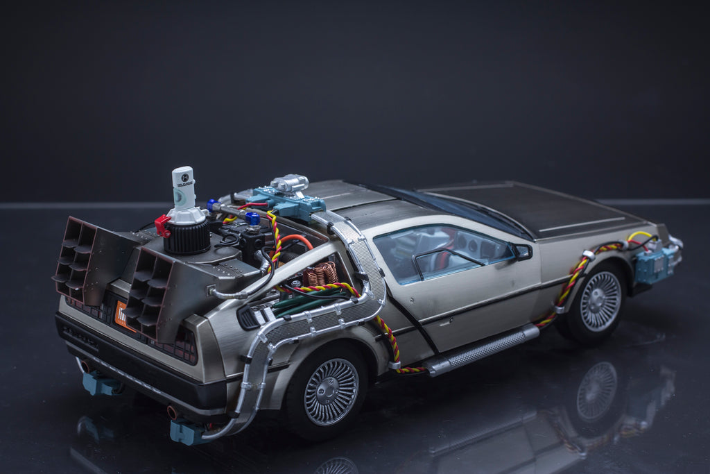 Magnetic Floating DeLorean Time Machine