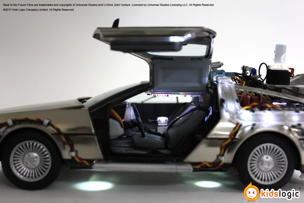 Back to the Future II, DeLorean TIME MACHINE Levitation Demo I 
